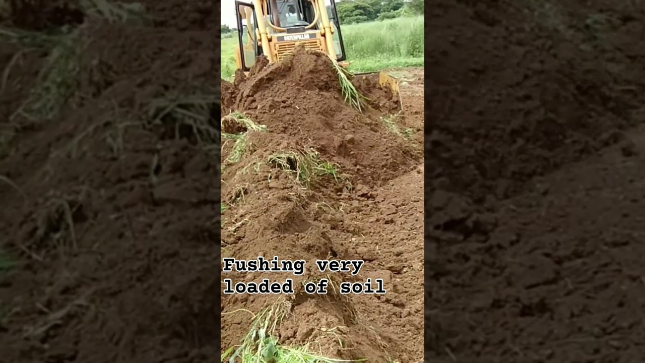 The POWER OF D6R Caterpillar #bulldozer #heavyequipment #operator