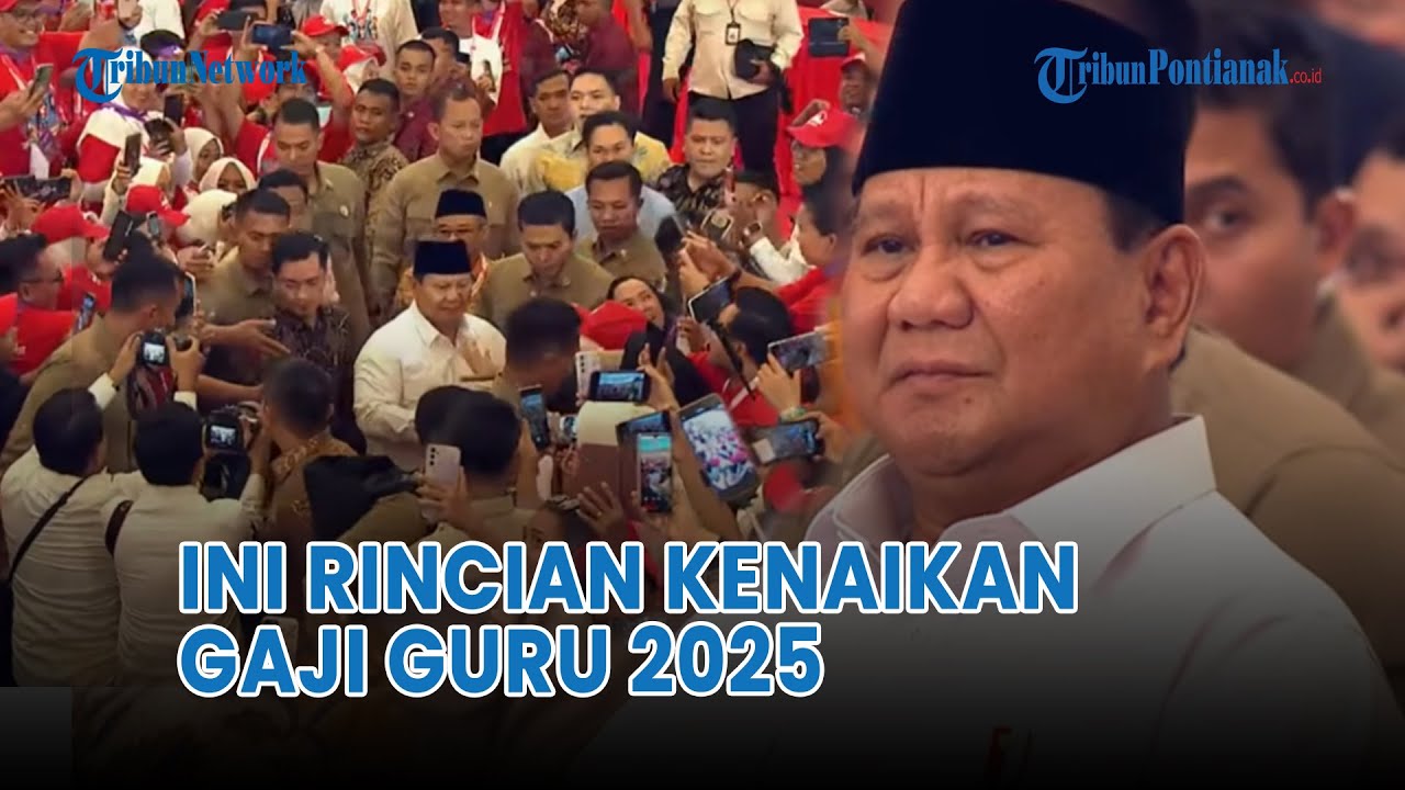 Kabar Gembira❗Prabowo Naikan Gaji Guru Tahun Depan, Ini Besarannya