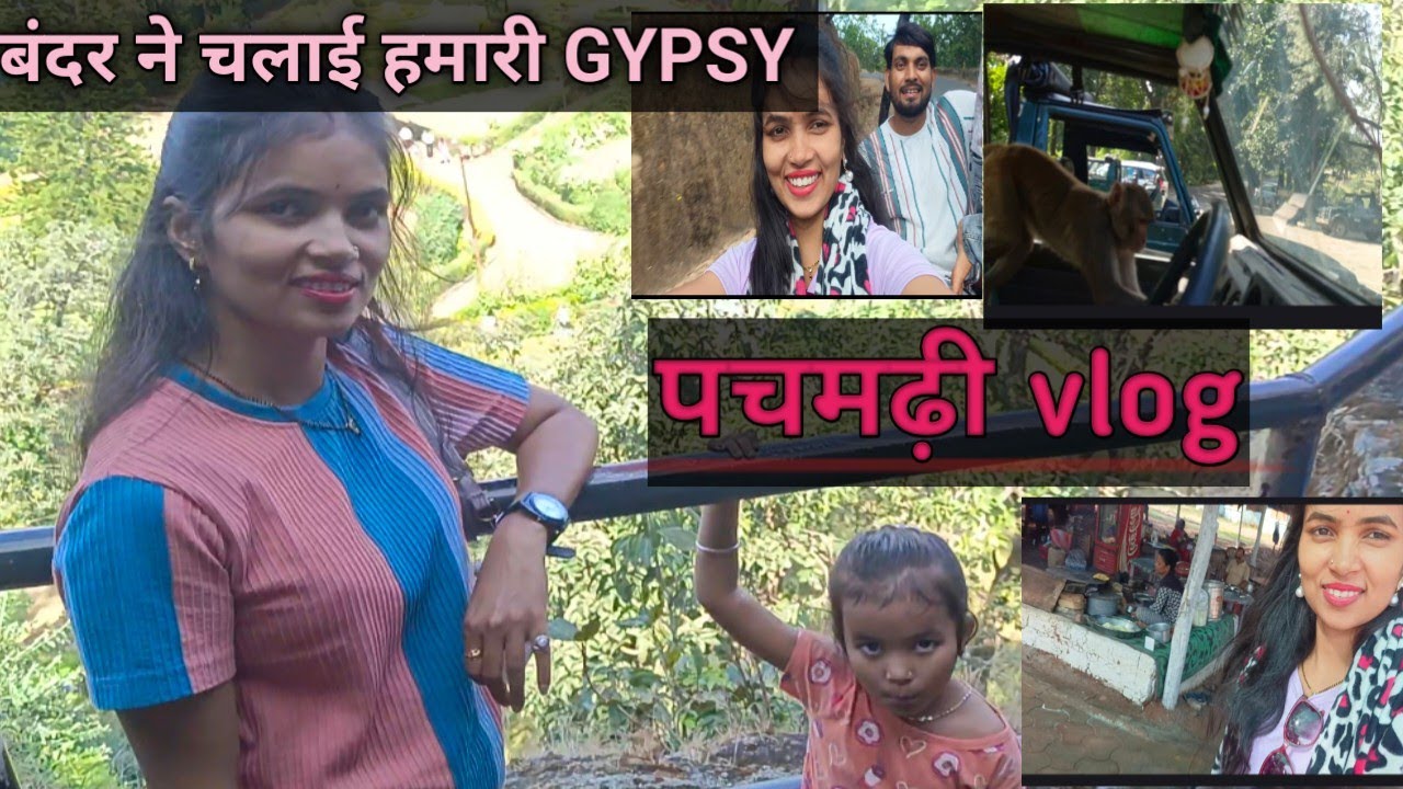 पचमढ़ी घूमने गए 🏞️🌴!! यहां बन्दर मामा ने हमारी gypsy चलाई!! पचमढ़ी में राजस्थान वाली vibe 🥰! 