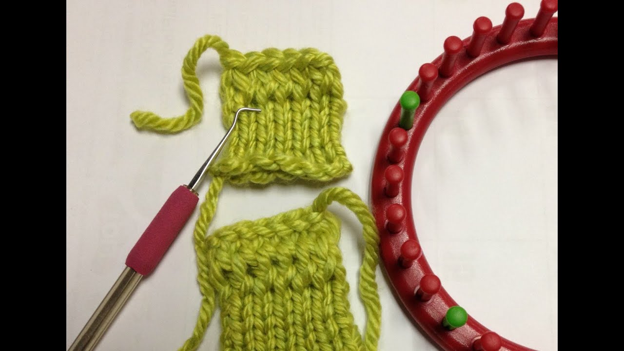 Loom Knit: Quick Half Hitch Cast on