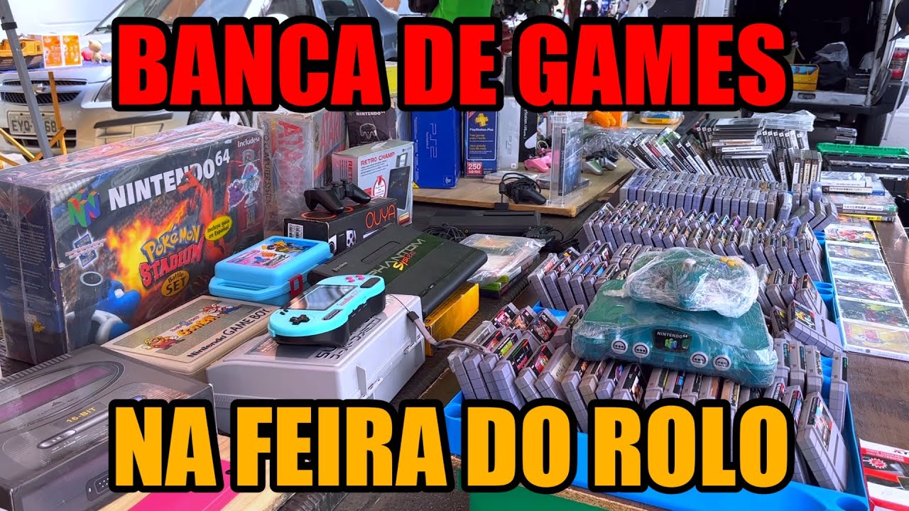 SUPER BANCA GAMER: CAÇADA GAMER NA FEIRA DO ROLO