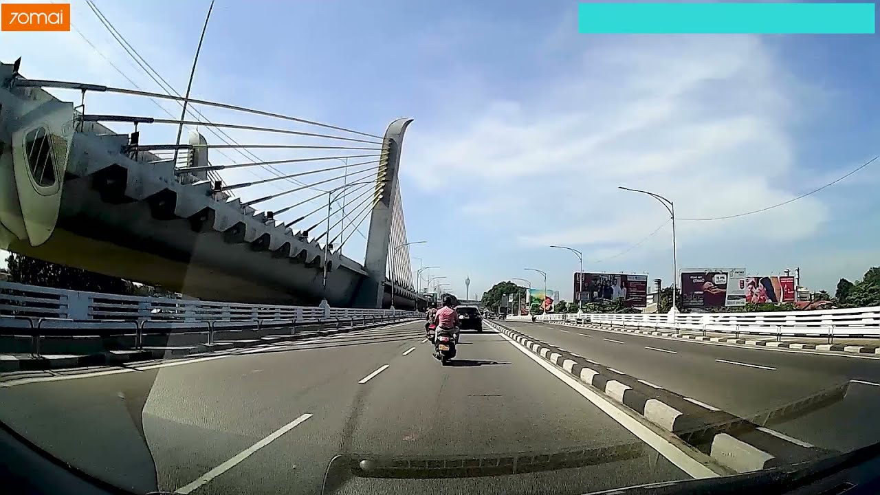 Sri Lanka's newest bridge just before opening - Kalyani Golden Gate Bridge Colombo