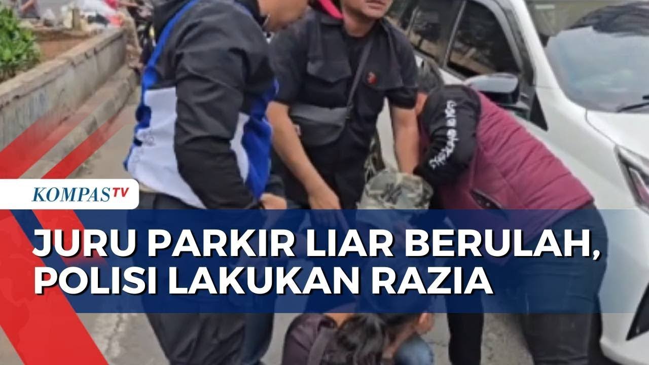 Polisi Gelar Razia Preman Berkedok Juru Parkir Liar di Tanah Abang