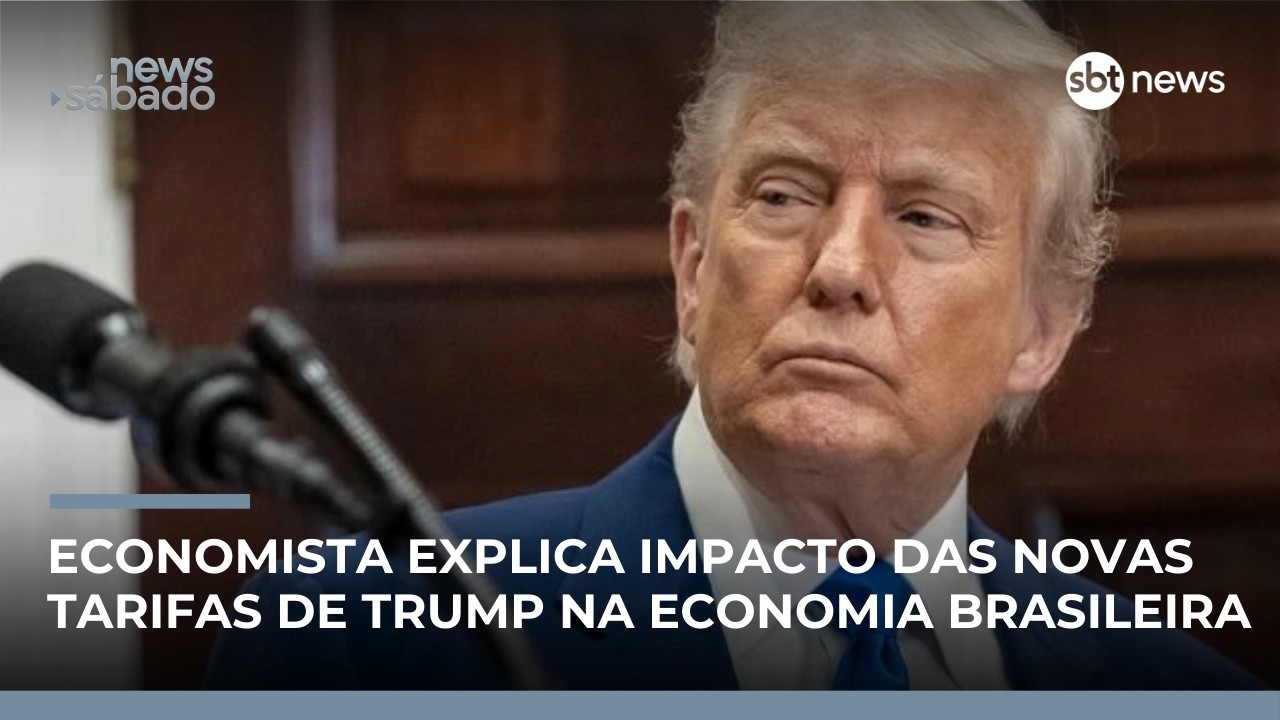 Economista explica impacto das novas tarifas de Trump na economia brasileira | #NewsSábado