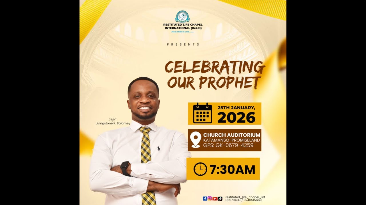 Restituted Life Chapel International is live