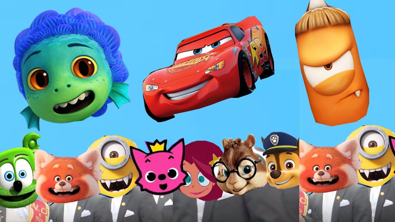 Super Lightning McQueen CARS.EXE Megamix - Meme Coffin Dance COVER