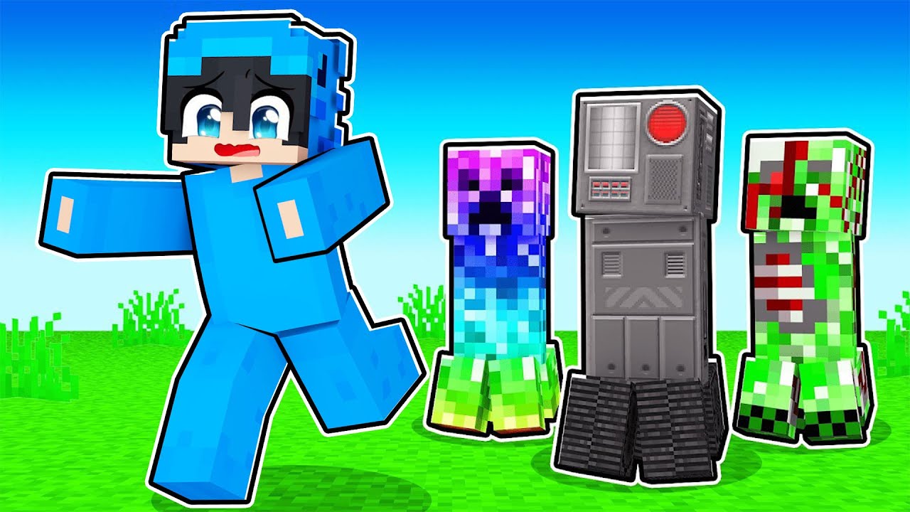 Minecraft: DAHA FAZLA CREEPER! (ATEŞ, BUZ) - Mod Tanıtımı