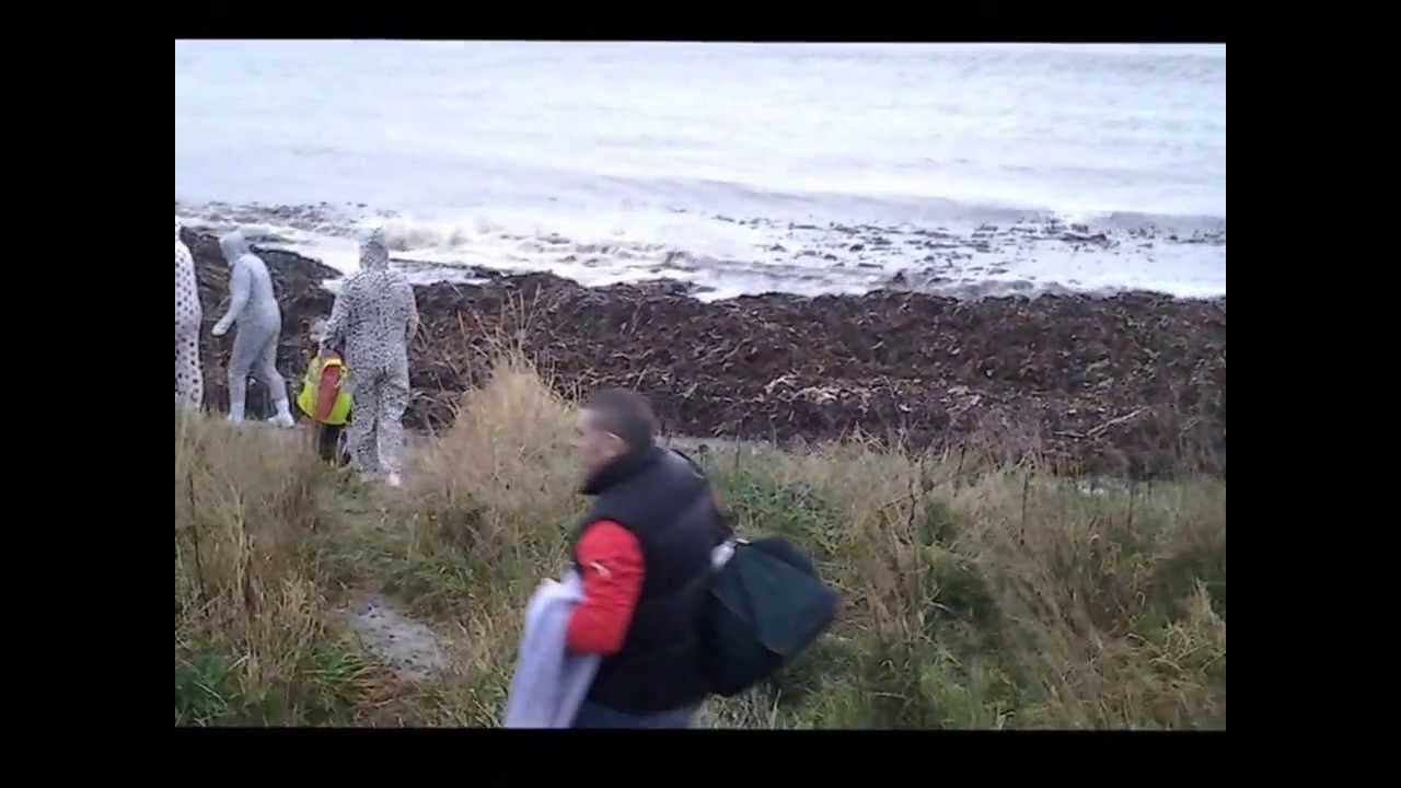 Drummore Loony Dook, New Year's Day 2014