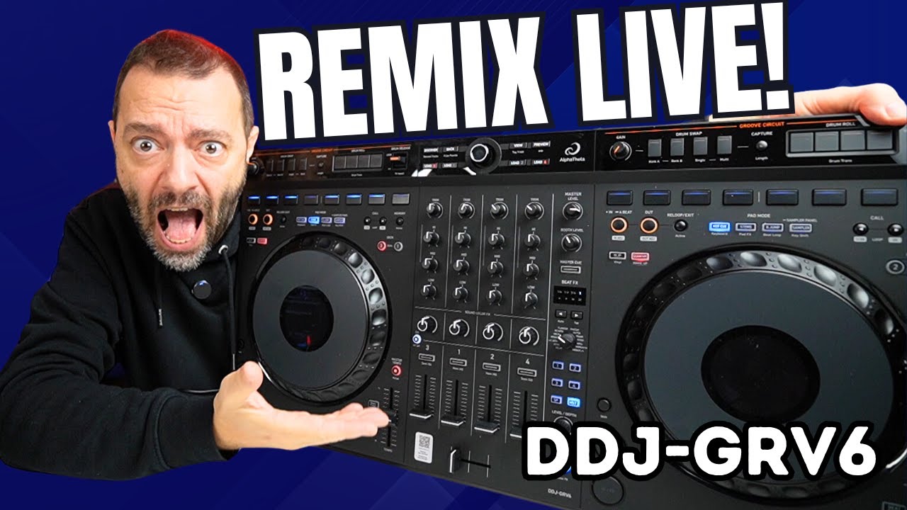 AlphaTheta DDJ-GRV6 | Controler 4 canali che permette i REMIX LIVE!