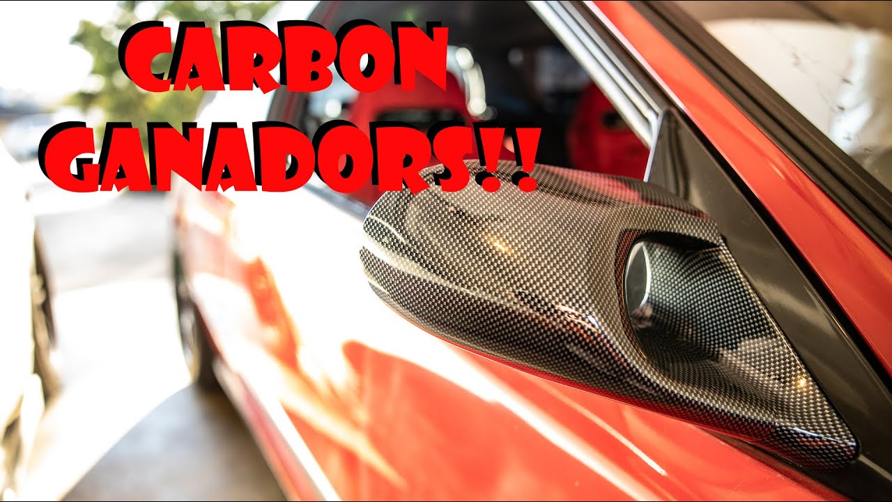 Carbon Ganador Mirror Install | Eg Civic B16