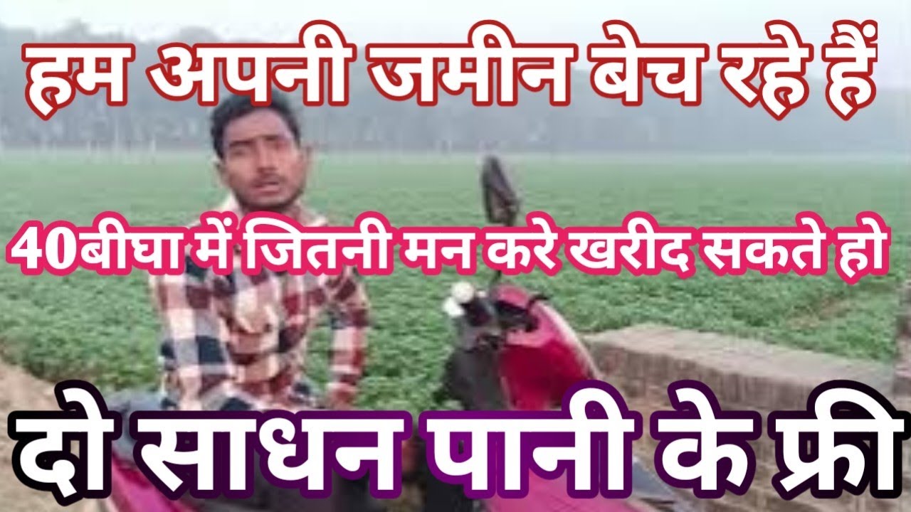 2.लाख रुपया प्रति बीघा बिकाऊ है टोटल जमीन 40 बीघा है दो बोरिंग फ्री है agriculture land for sale