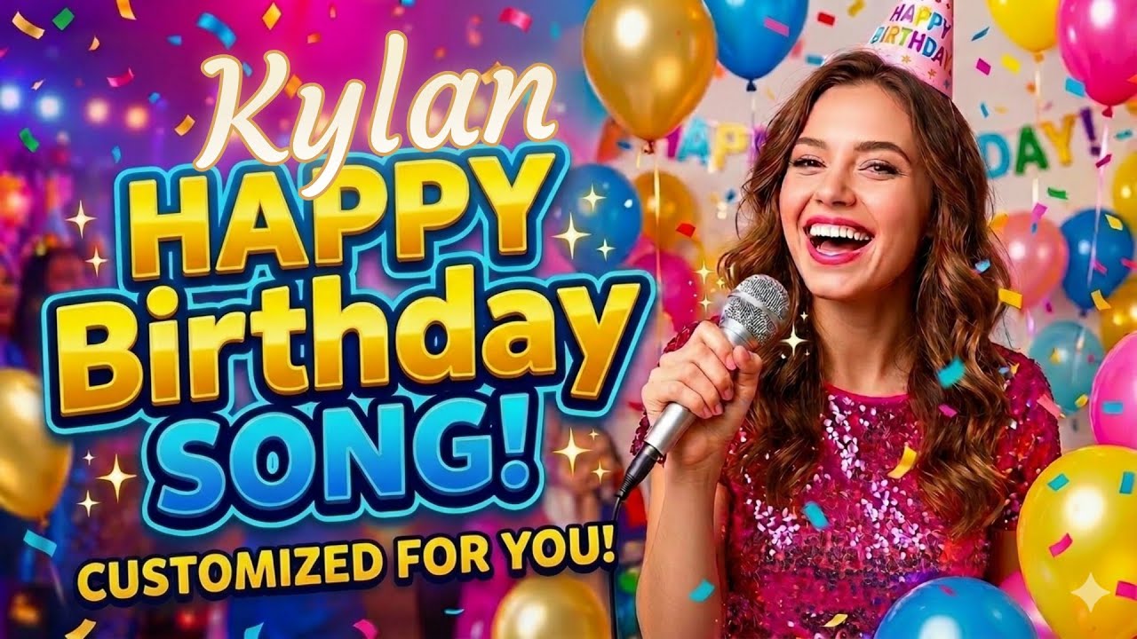 Happy Birthday Kylan  Personalized Birthday Party Song