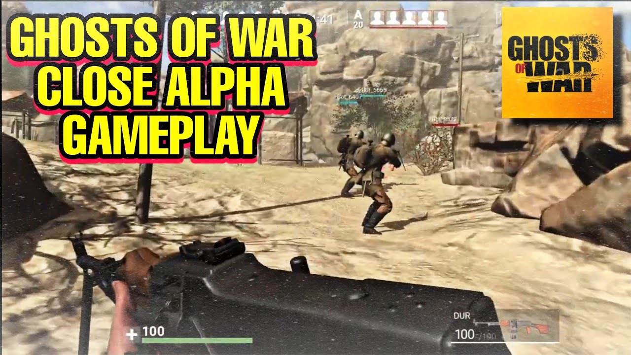 GHOSTS OF WAR MOBILE GAMEPLAY | close alpha gameplay | beta testing announcement