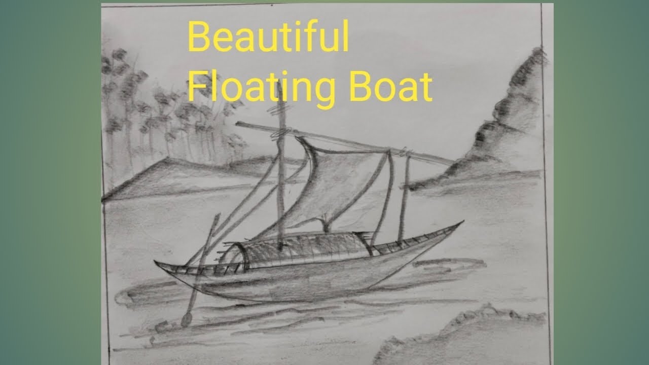@Art of Beautiful Floating Boat | Easy Boat Drawing & Painting Tutorial 🌊
