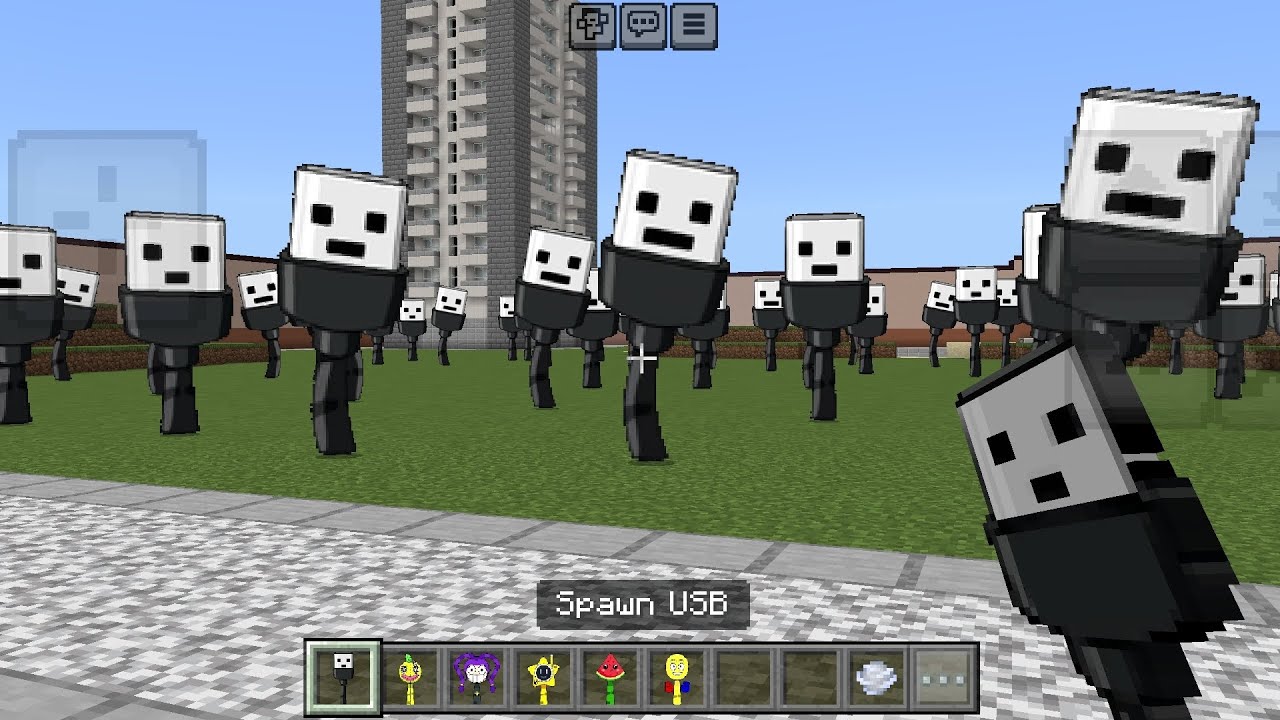 Sprunki OC USB added to Minecraft PE