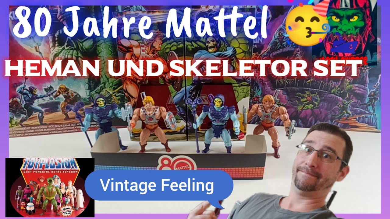 MotU 80 Jahre Mattel 🥳 HeMan und Skeletor Set😎⚓