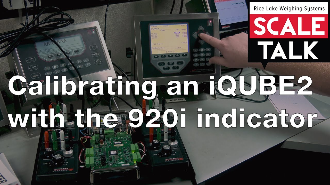 ScaleTalk: Calibrating an iQUBE2 With the 920i Indicator