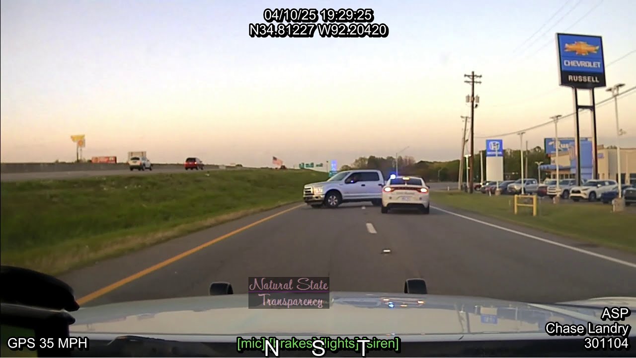 Pursuit/TVI Landers Rd North Little Rock Arkansas State Police Troop A, Traffic Series Ep. 1449