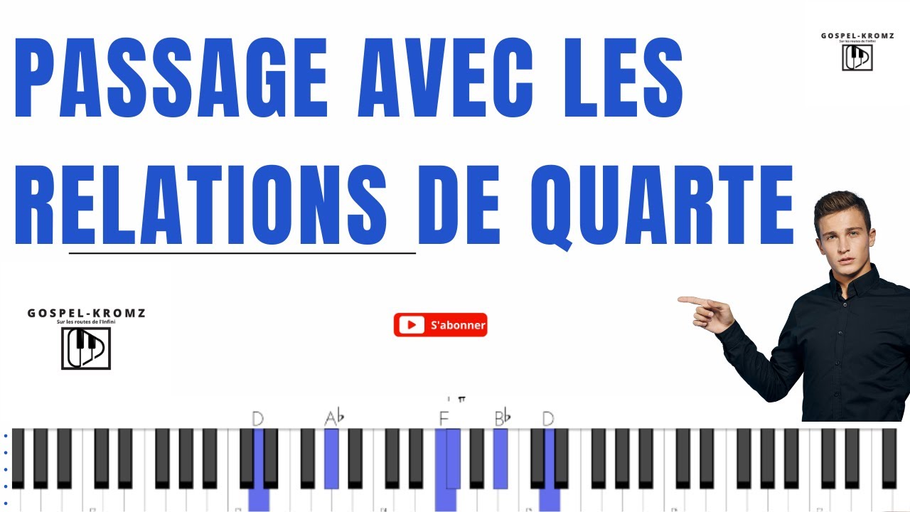 accords de passage avec les intervalles de quarte