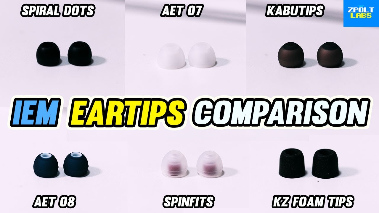 ПОЛНОЕ СРАВНЕНИЕ НАУШНИКОВ - Spinfits против Acoustune против Spiral Dots против Kabutips и т. д.!