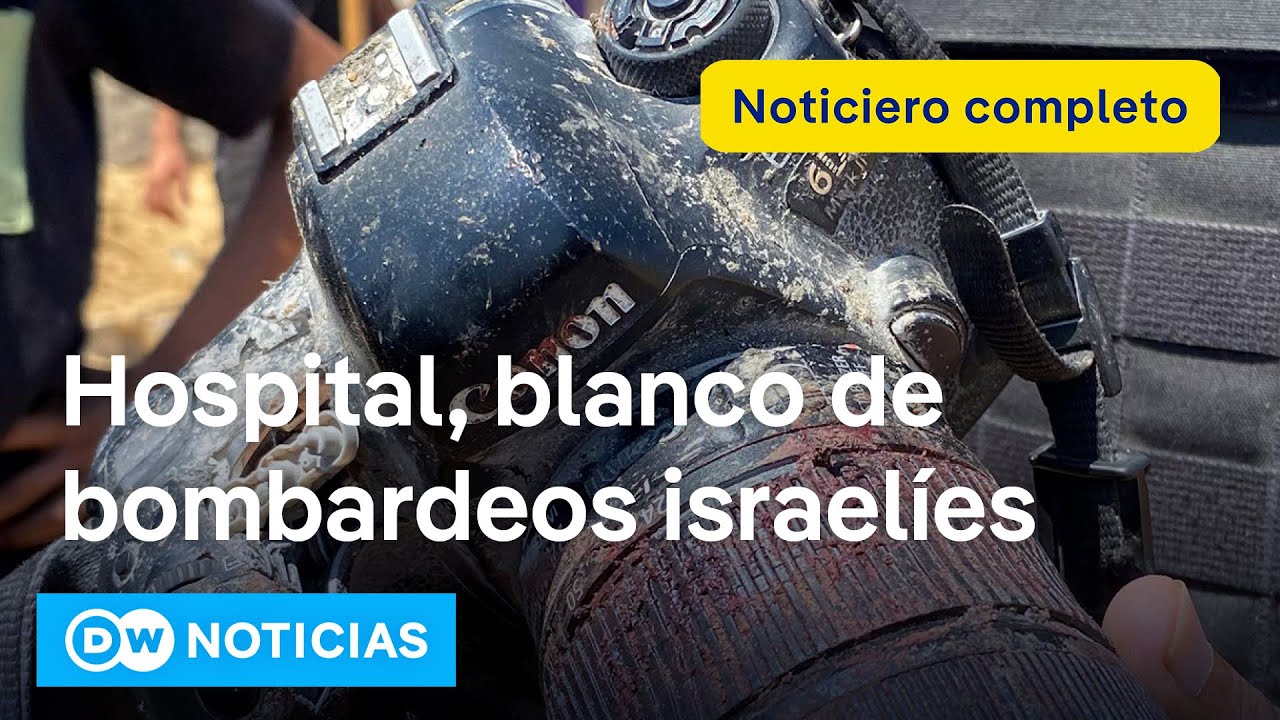 🔴 DW Noticias 25 de agosto: Conmoción internacional por bombardeo israelí contra hospital