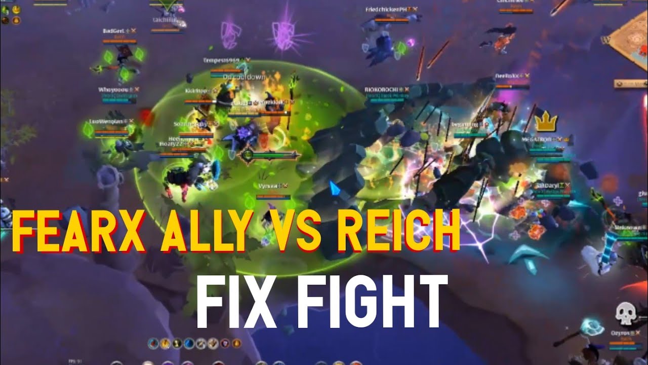 FearX Ally Vs Reich Fix Fight - Albion Online