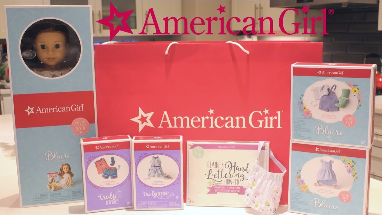 OPENING AMERICAN GIRL BLAIRE WILSON GOTY HAUL!