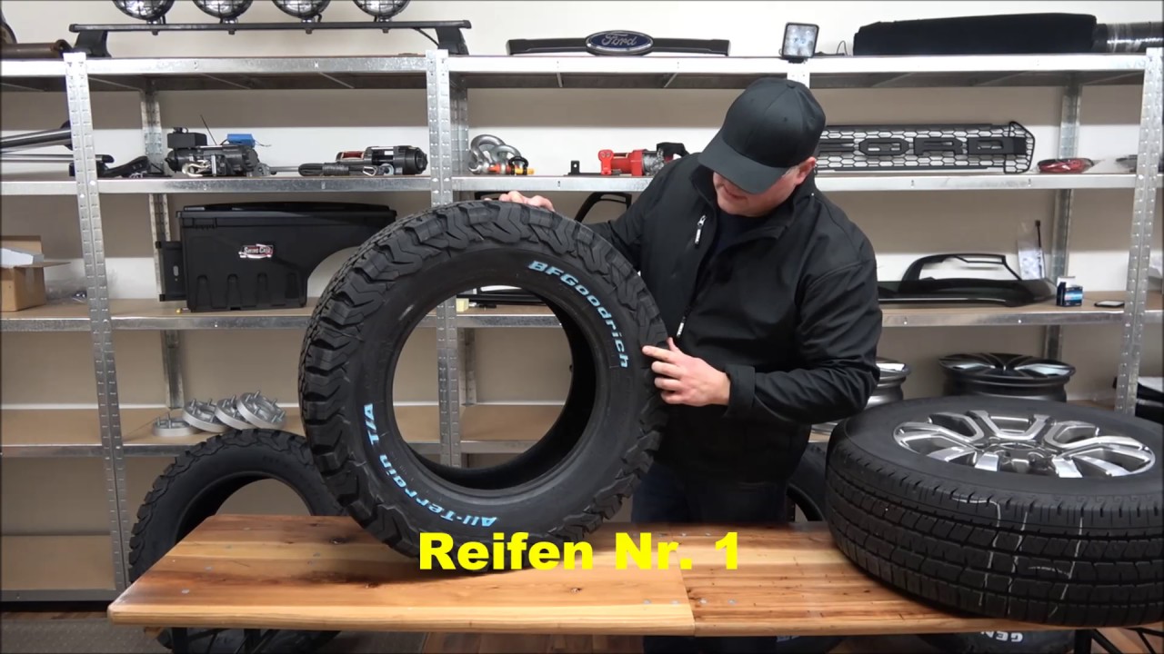 Offroad und Gelände Reifen beim Ford Ranger