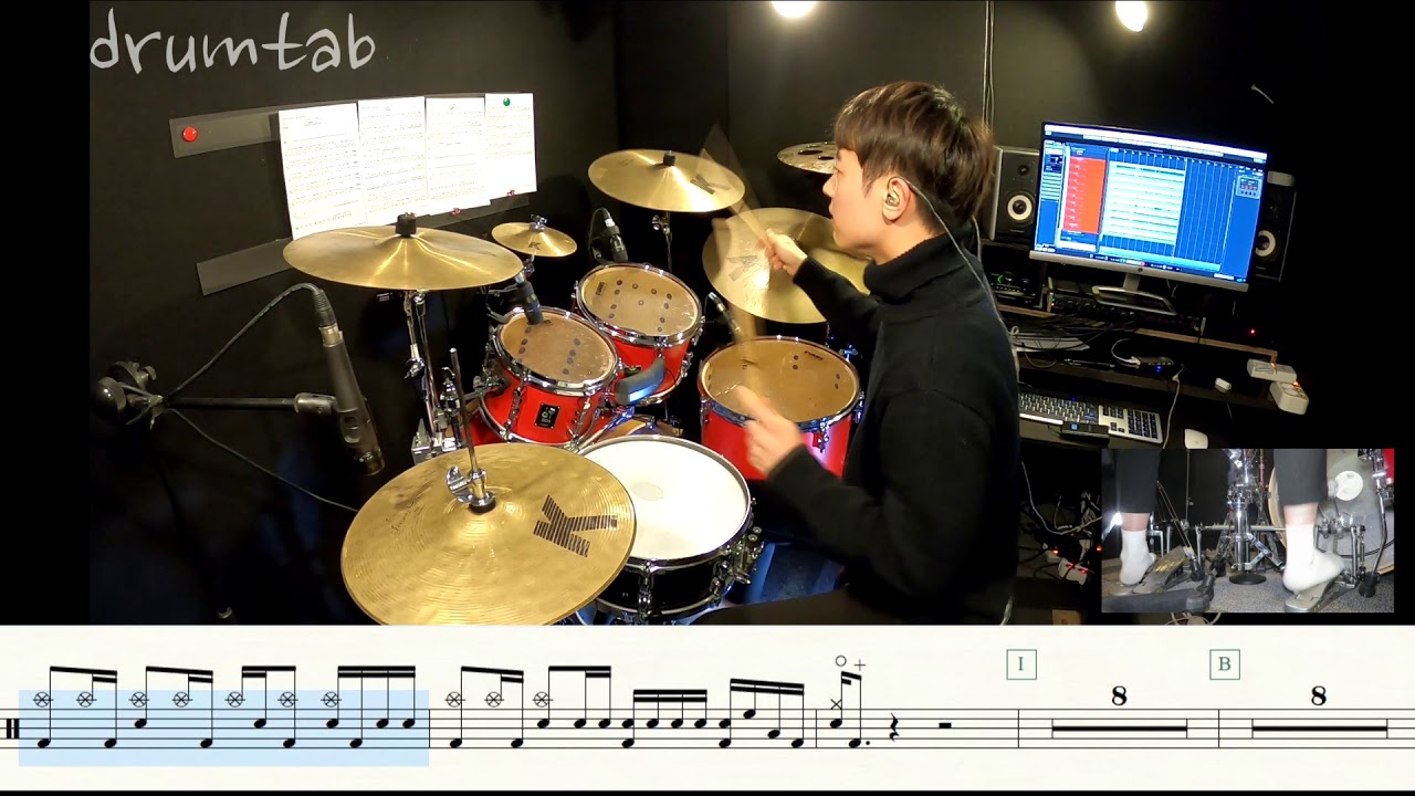 Gurenge(귀멸의 칼날 OST)-LiSA-이현준-일산드럼학원,화정드럼학원,드럼악보,드럼커버,Drum cover,drumsheetmusic,drumscore