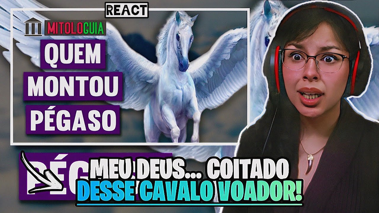 (TRISTEZA...🥹) O mito de Pégaso - Mitologuia - Guilherme Analisa | React