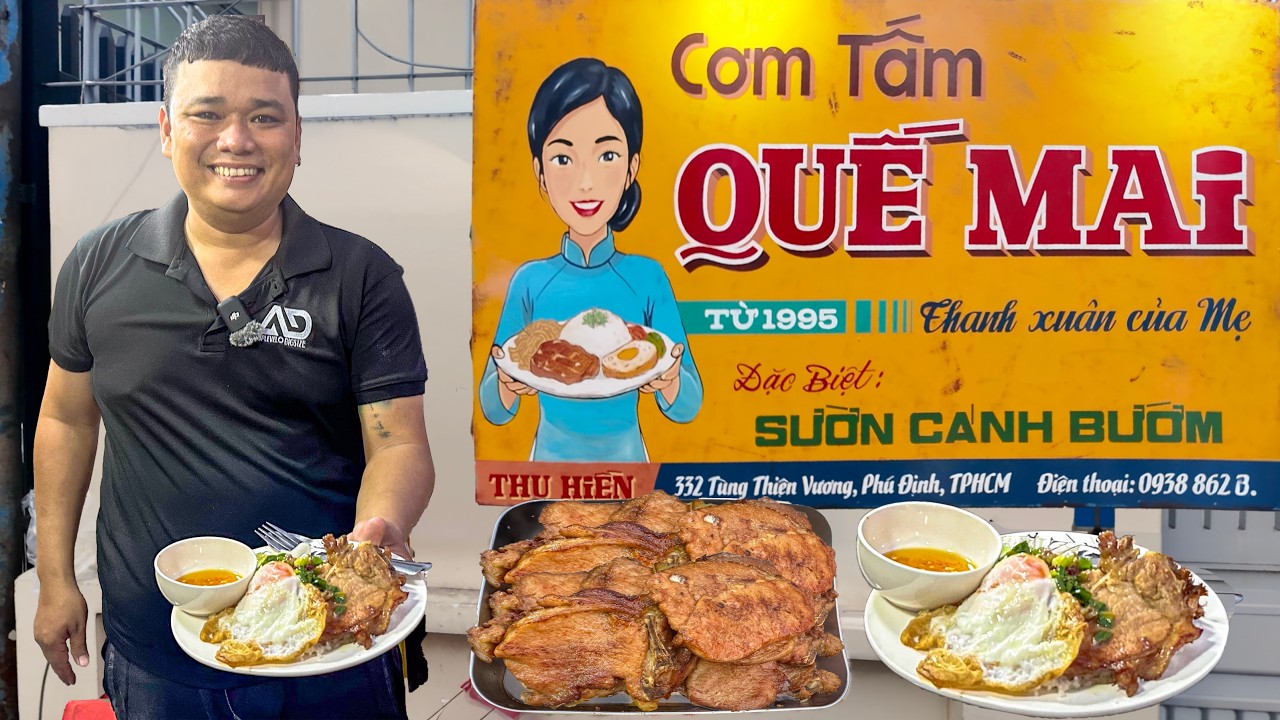 CƠM TẤM SƯỜN CÁNH BƯỚM Của Anh Trai Dễ Thương Giữ Lời Hứa Với Mẹ Tiếp Nối Quán Cơm Tấm Quế Mai