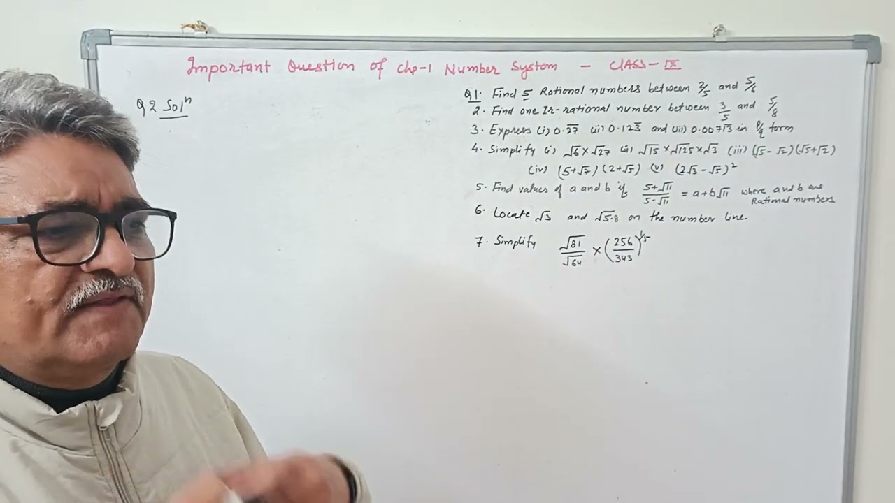 CLASS-10th Ch-1,NUMBER SYSTEM IMPORTANT QUESTIONS PART-3 