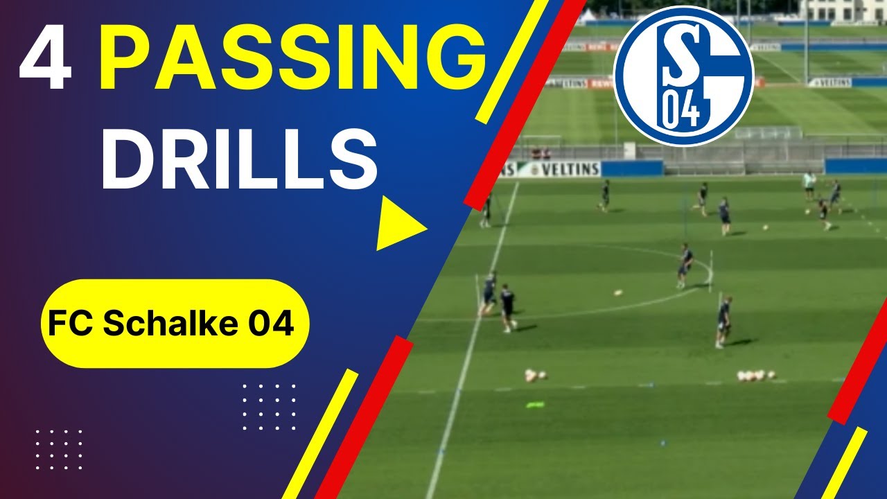 🔰FC Schalke 04 Training Session - 4 Passing drills