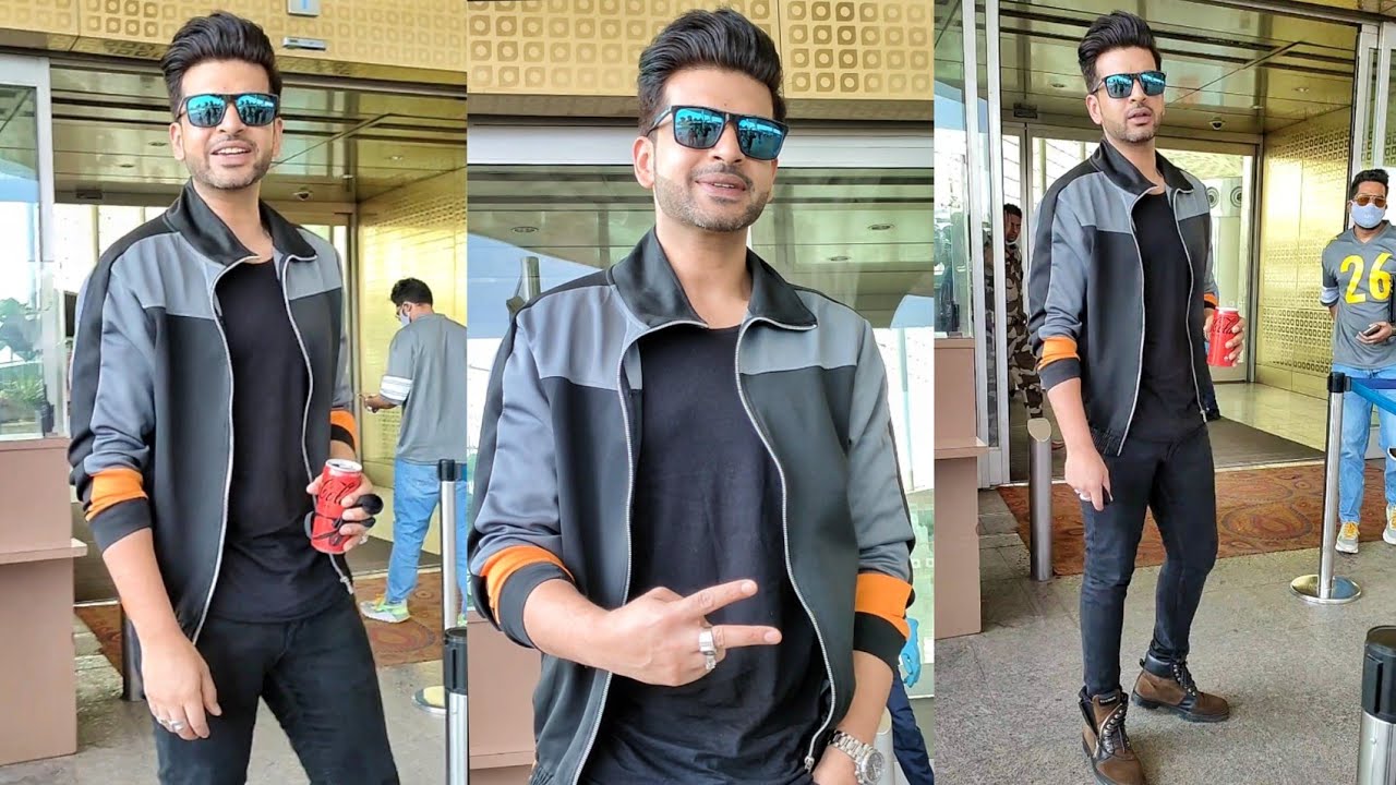 Karan Kundra Spotted at Mumbai Airport 😎🔥📷