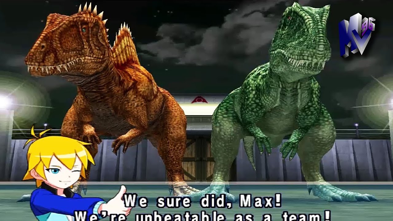 Dinosaur King 恐竜キング Acrocanthosaurus x Carcharodontosaurus VS Alpha Fortress Hard