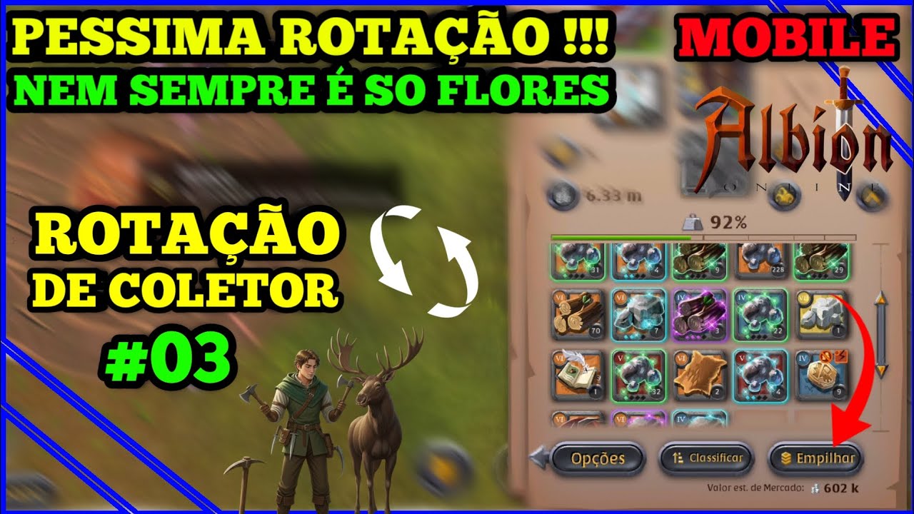 COMO EU COLETO NA BLACK ( EP- #03 ) Albion Online 