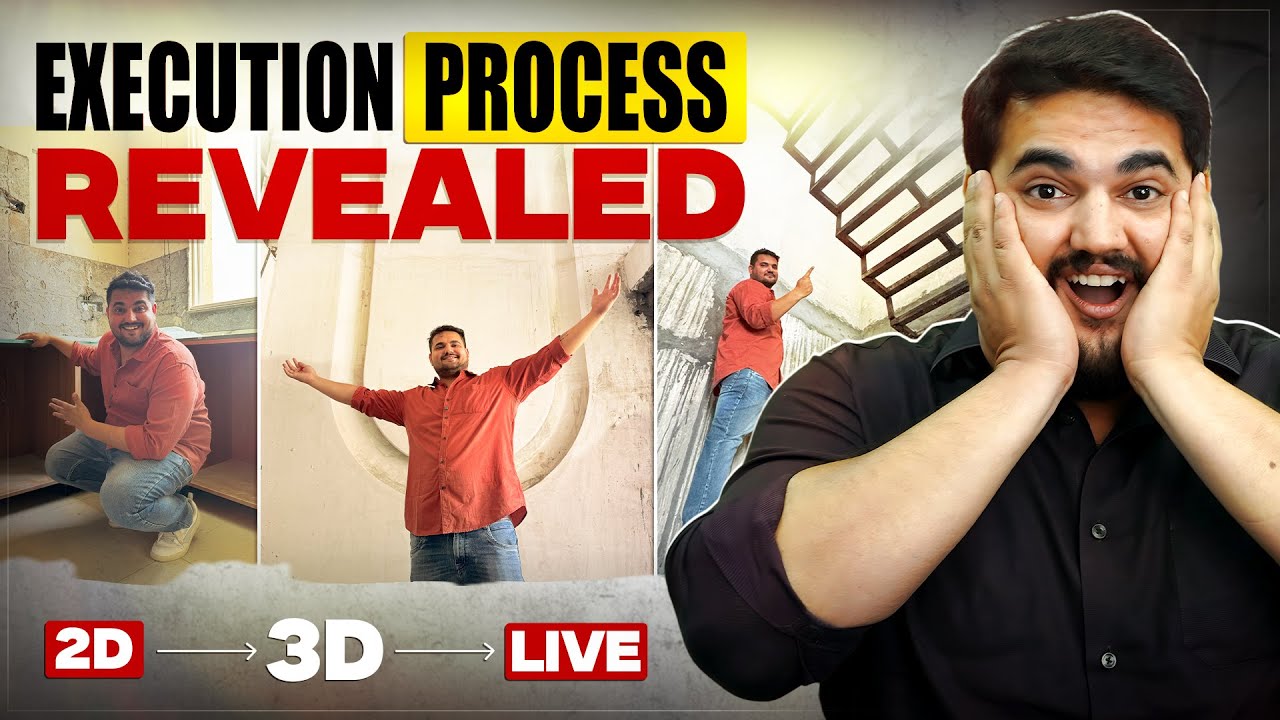 Step-by-Step Execution Tour  (From 2D To Reality) | Interior Coach👷&zwj;♂️😎