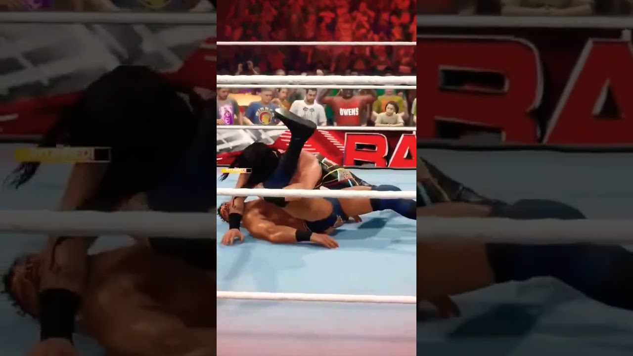 Jinder KICKS OUT from a Second Stomp 🦶 🔥🥵😱 #wwe #wrestling #wweraw #jindermahal #sethrollins