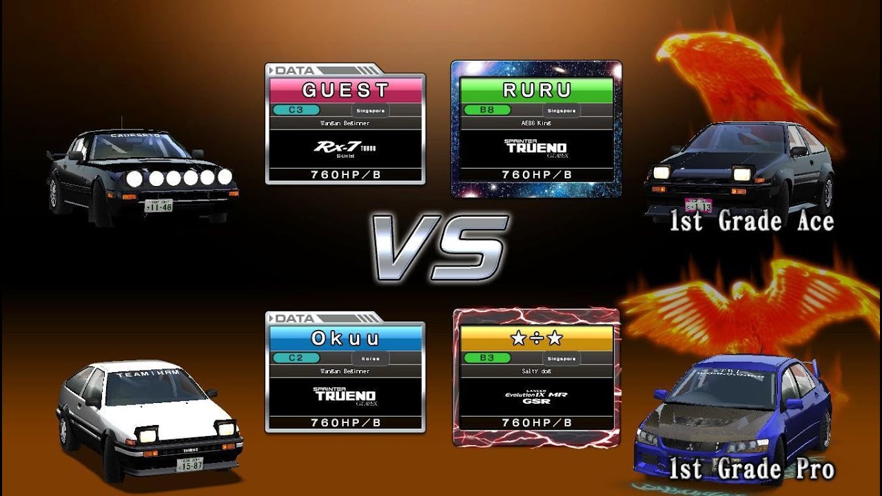 WMMT6RR | 4-way VS Battle | AE86 #2