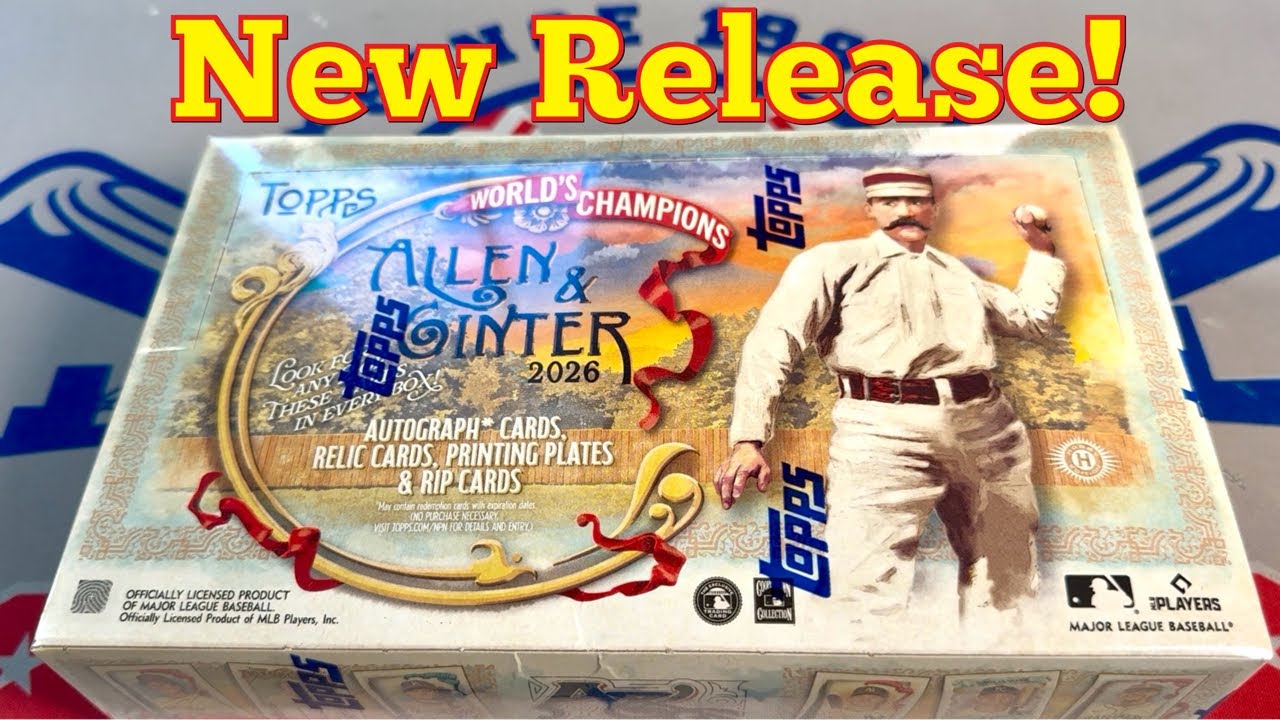 НОВИНКА! БЕЙСБОЛЬНЫЕ КАРТОЧКИ ALLEN & GINTER 2026 ГОДА!
