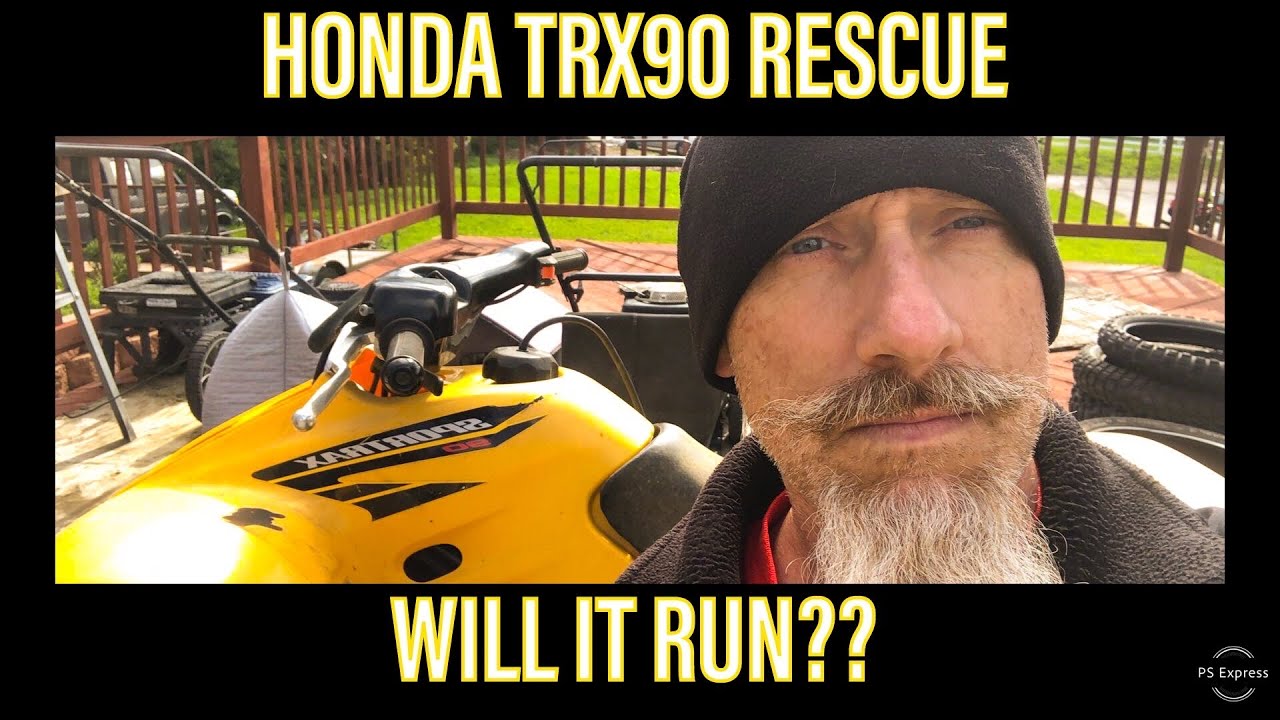 Honda TRX90 Cheap Top End Engine Fix After Sitting For Years - Will It Run?