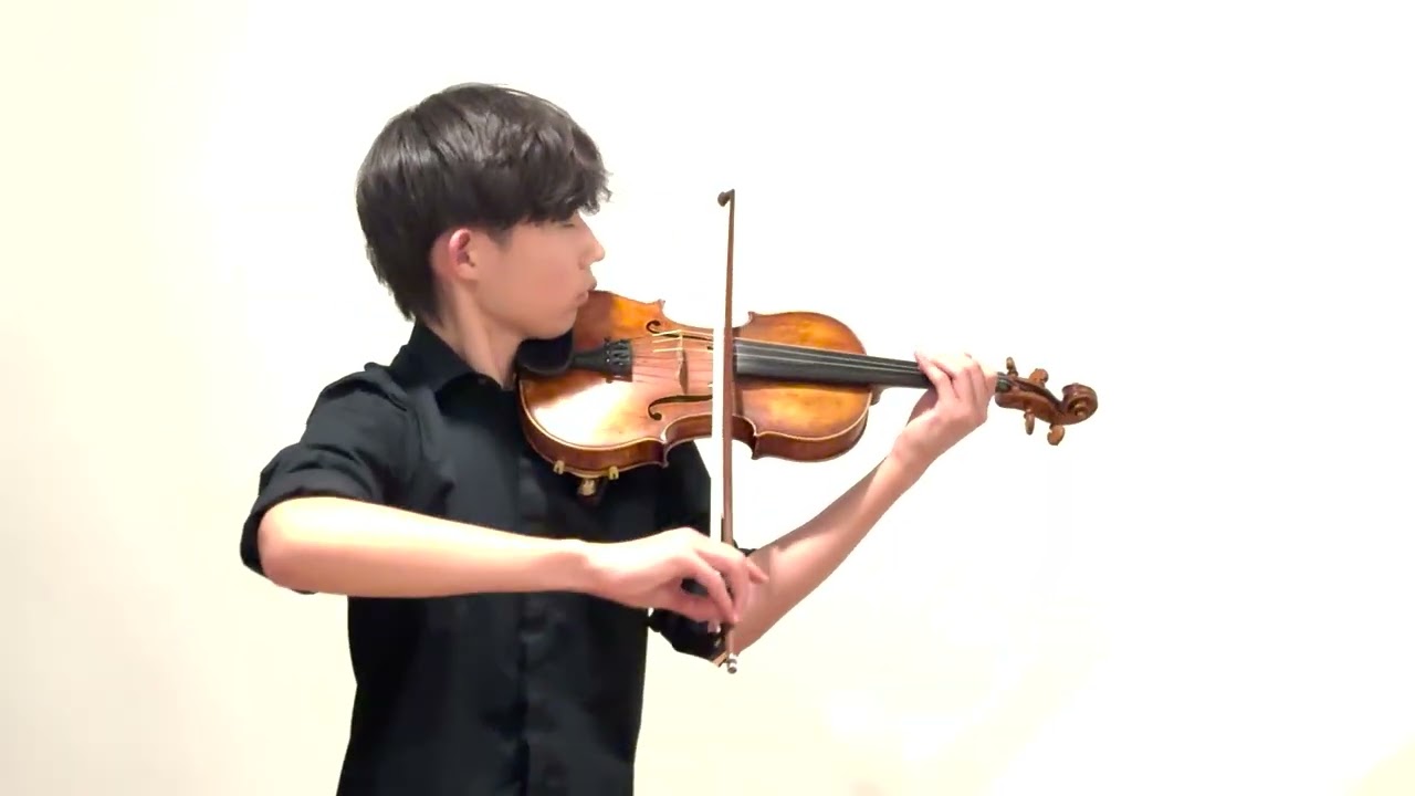 Sonata No  2 in A Minor, BWV 1003 IV Allegro, J S Bach - Ethan Hwang(15)