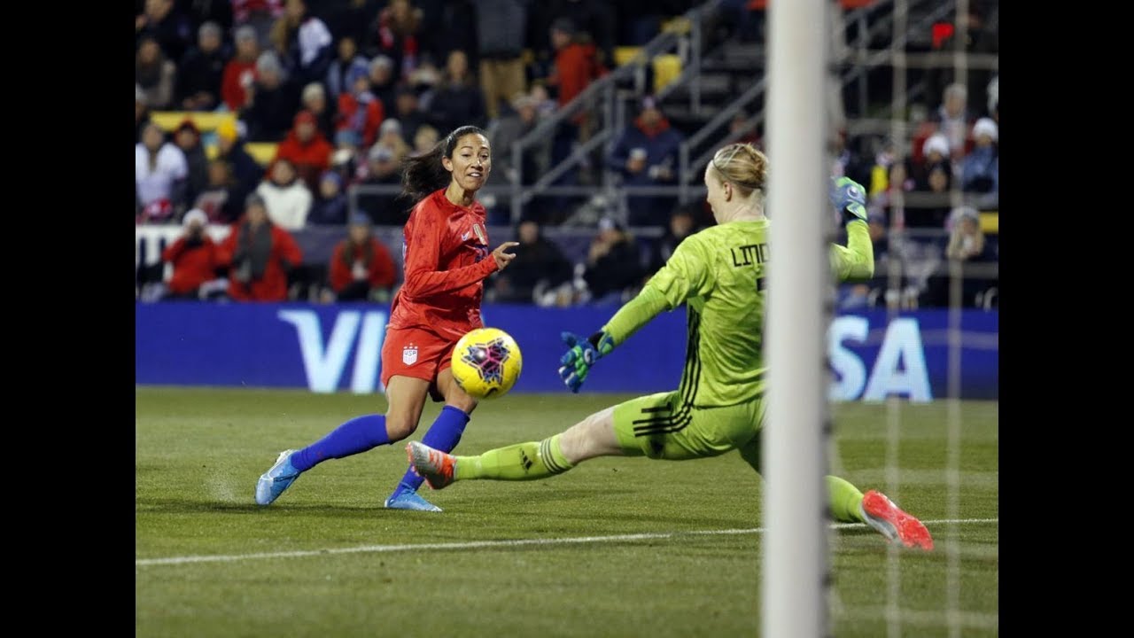 Christen Press vs Sweden (11-7-19) Every Touch
