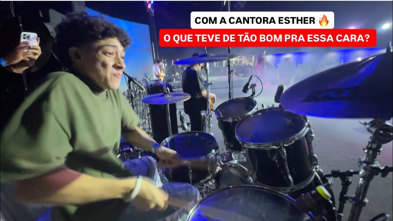 Nathan Novais - Lindo Momento - Eu Tenho Você - Porque Ele Vive - #drums #drumcam #assembleiadedeus 
