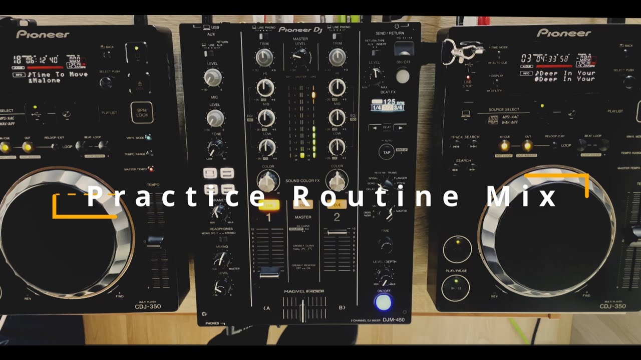 Djing practice routine mix By ONYSHO (Tech House mix) //Pioneer CDJ-350, DJM-450