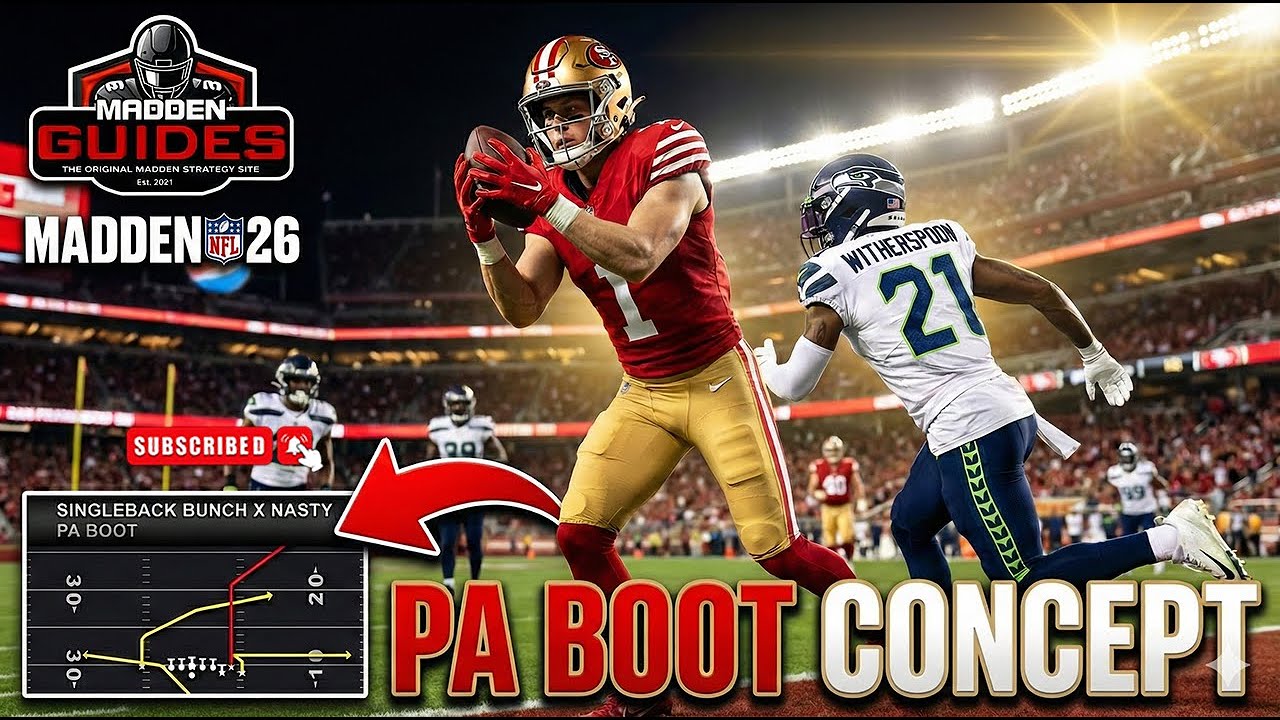 Гарантированные ярды: Singleback Bunch X Nasty - PA Boot Madden 26 Guide