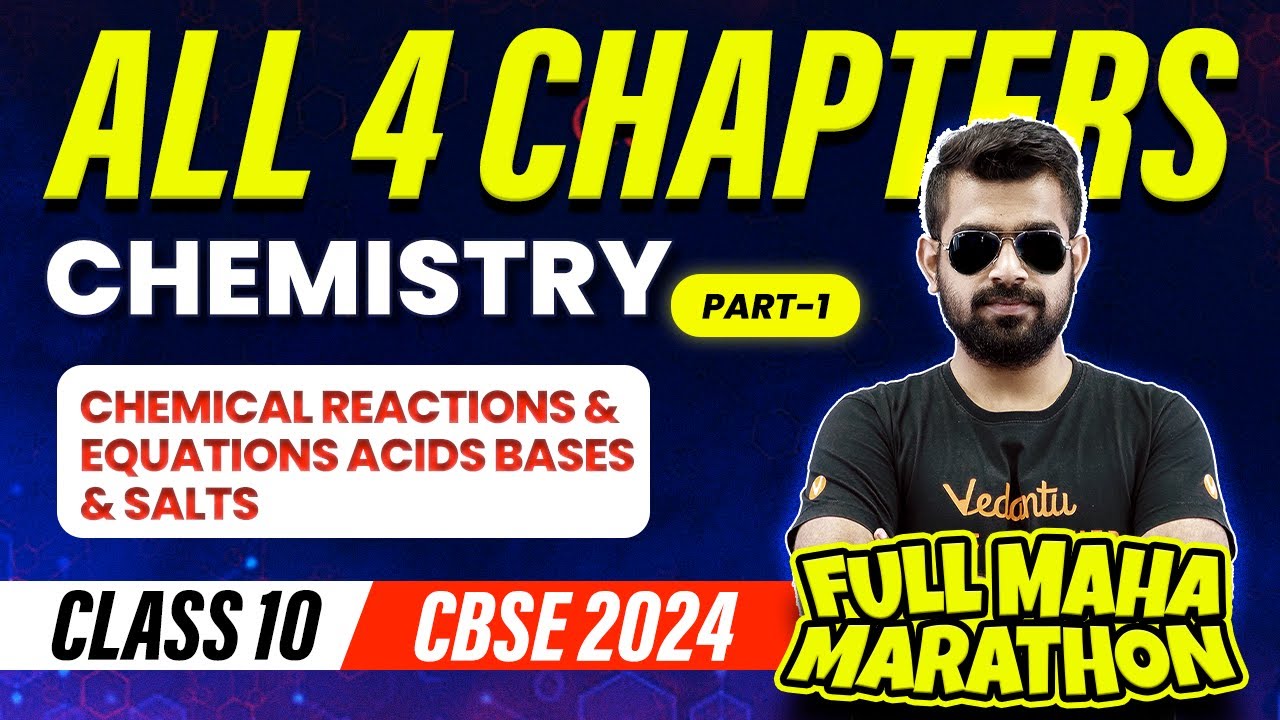 Chemistry Full Maha Marathon | All 4 Chapters | Class 10 | CBSE 2024 |🔥 Shimon Sir