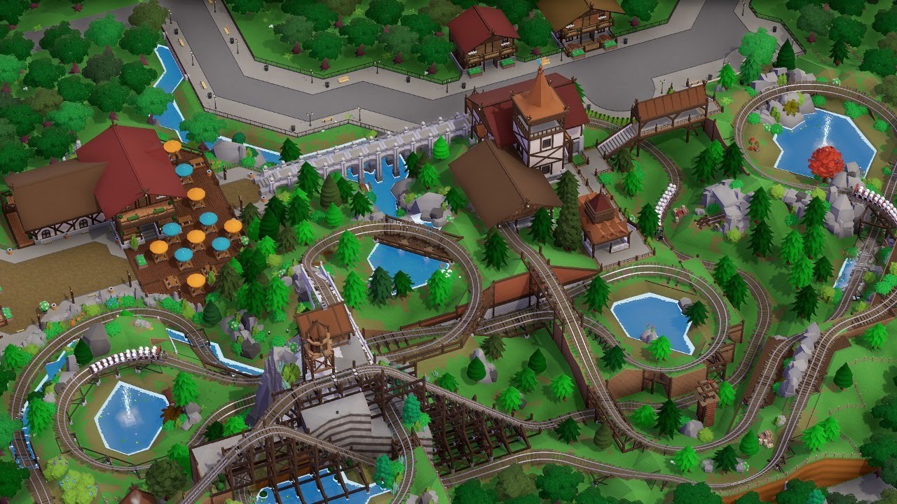 NEW - BEST MULTIPLAYER GAME EVER CREATED - Building Alpine Ski Park in Parkitect Multiplayer Mode!
