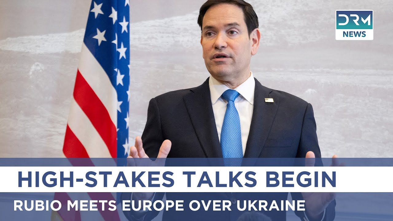 Marco Rubio Lands in France Amid Urgent Ukraine Peace Talks | DRM News | AC1B