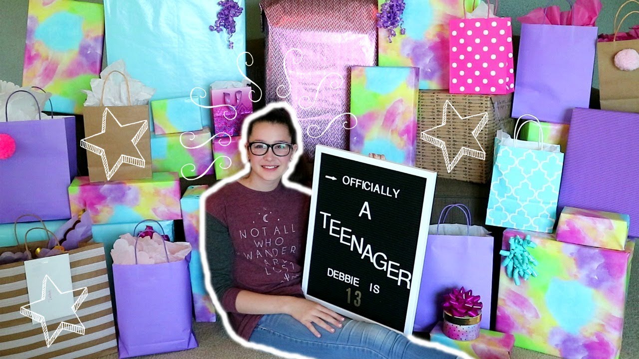 Debbie's 13th Birthday Opening Presents!!